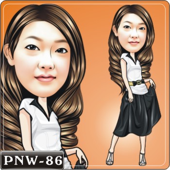 人像Q版漫畫PNW-86